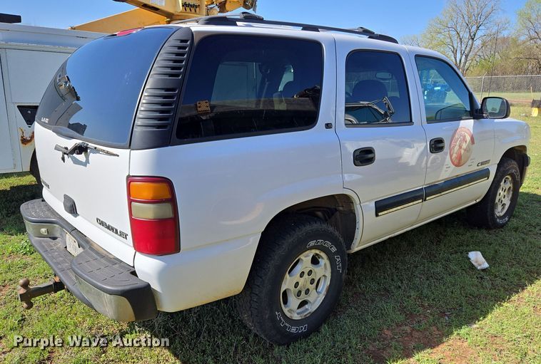 image for item ED2511 2001 Chevrolet Tahoe SUV
