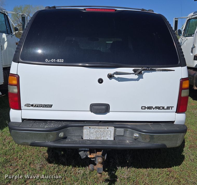 image for item ED2511 2001 Chevrolet Tahoe SUV