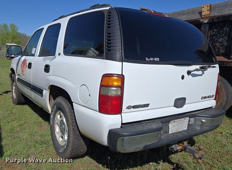 image for item ED2511 2001 Chevrolet Tahoe SUV