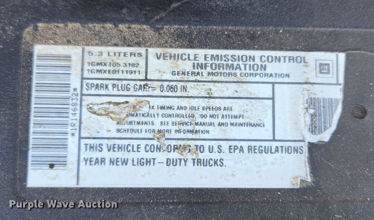 image for item ED2511 2001 Chevrolet Tahoe SUV