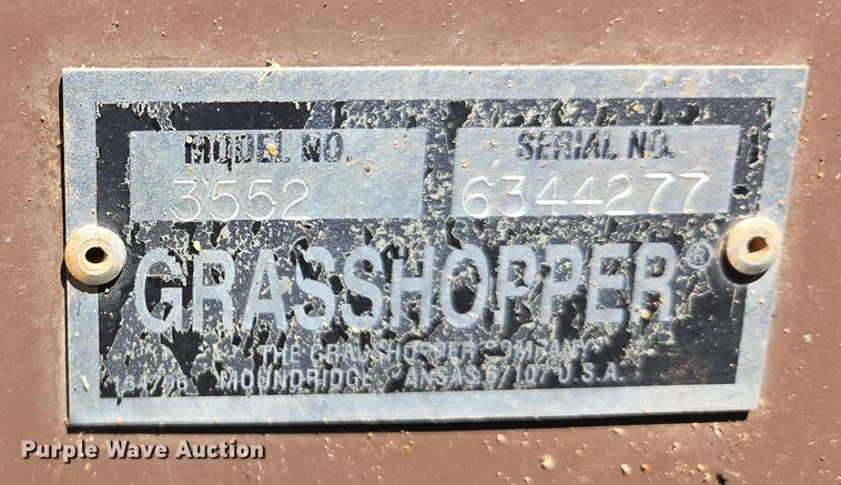 image for item ED2515 2013 Grasshopper 725D ZTR lawn mower