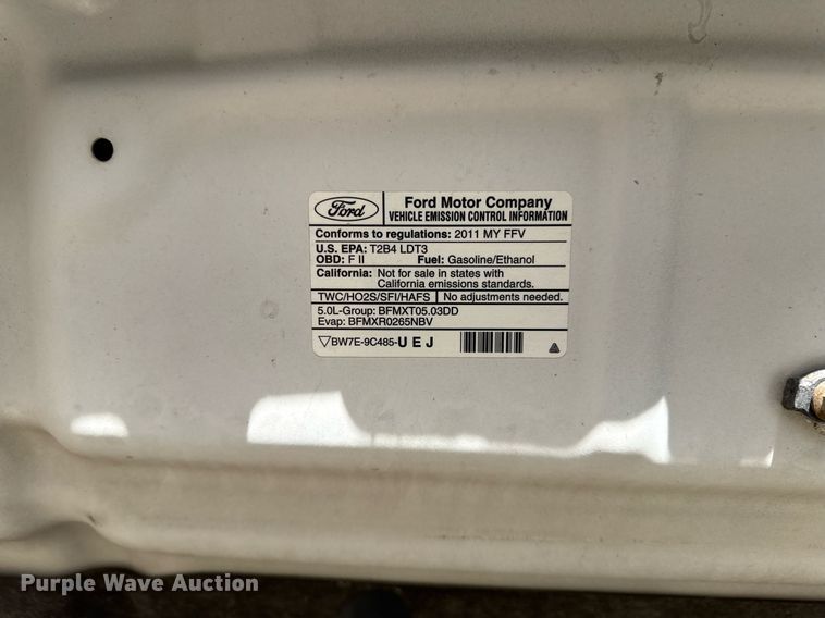 image for item ED4142 2011 Ford F150 SuperCab pickup truck