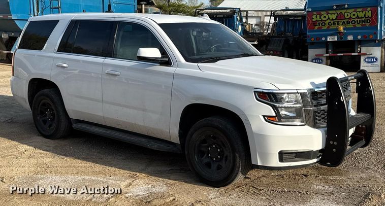image for item ED4152 2017 Chevrolet Tahoe Police SUV