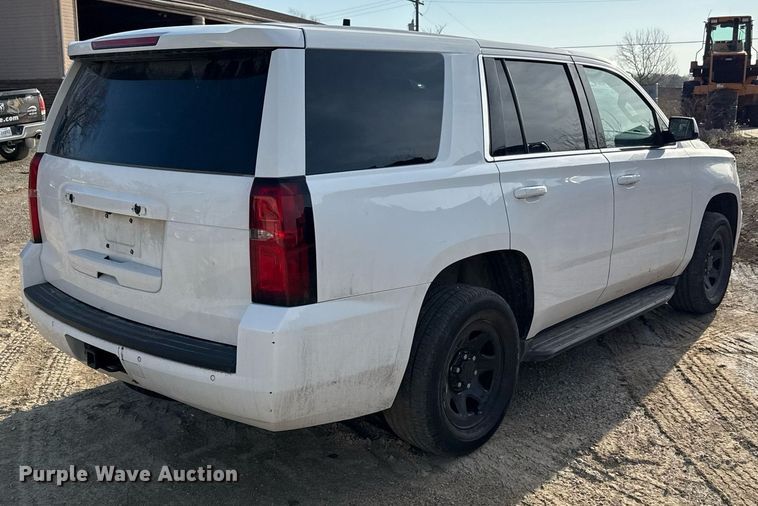 image for item ED4152 2017 Chevrolet Tahoe Police SUV