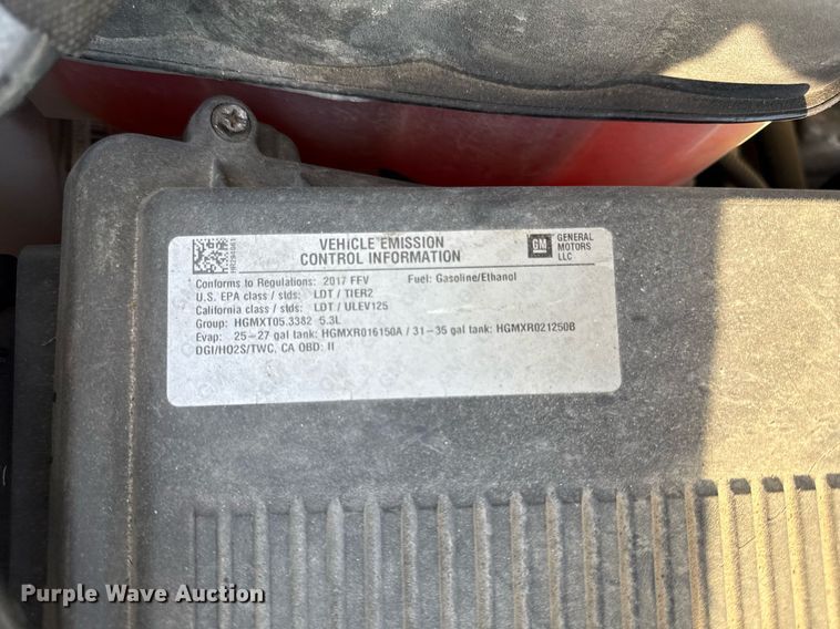 image for item ED4152 2017 Chevrolet Tahoe Police SUV