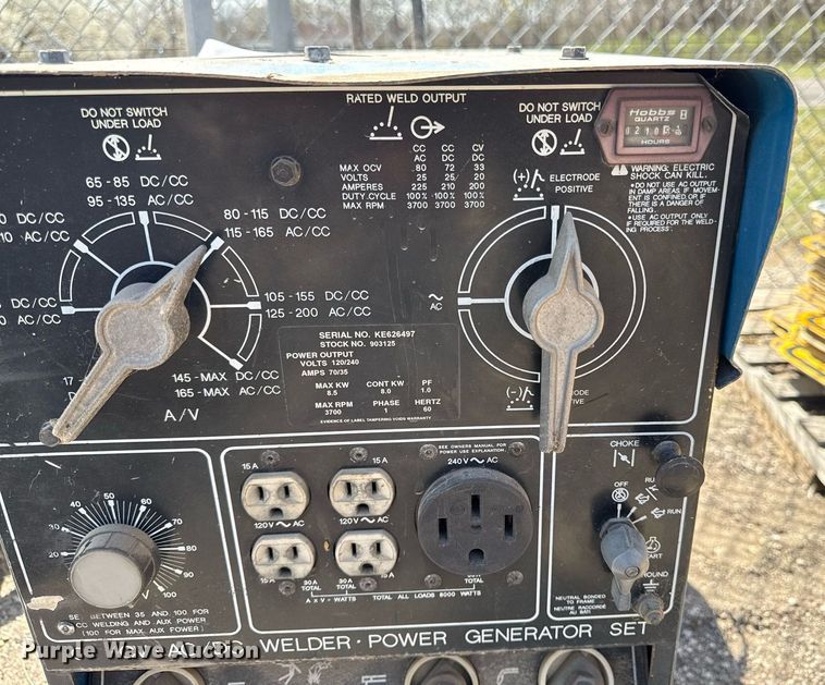 image for item ED4163 Miller Bobcat 225 welder