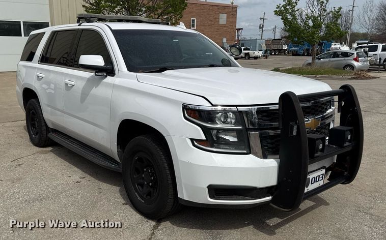 image for item ED4194 2018 Chevrolet Tahoe Police SUV