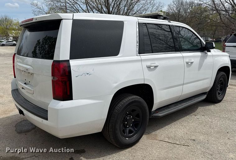 image for item ED4194 2018 Chevrolet Tahoe Police SUV