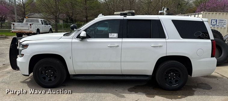 image for item ED4194 2018 Chevrolet Tahoe Police SUV
