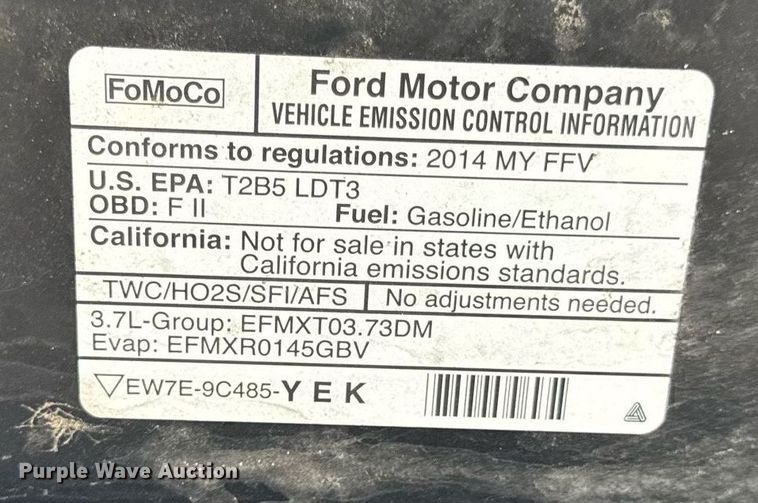 image for item ED4200 2014 Ford Explorer Police Interceptor SUV