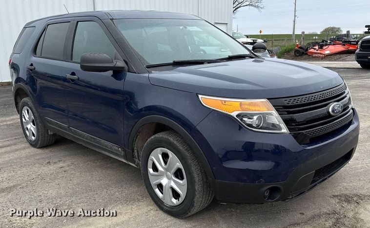 image for item ED4201 2014 Ford Explorer Police Interceptor SUV