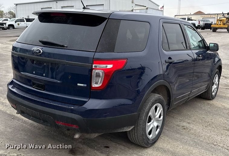 image for item ED4201 2014 Ford Explorer Police Interceptor SUV