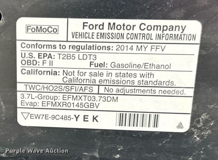 image for item ED4202 2014 Ford Explorer Police Interceptor  SUV