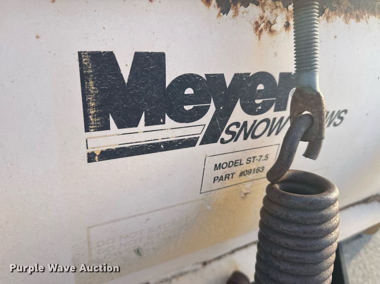 image for item EG6224 Mayer ST-7.5 snow plow