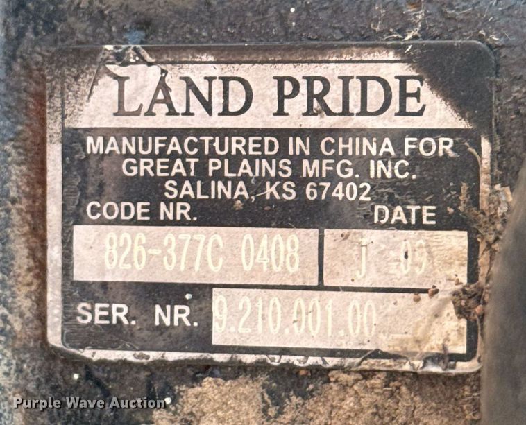 image for item EG6251 2009 Land Pride rotary mower