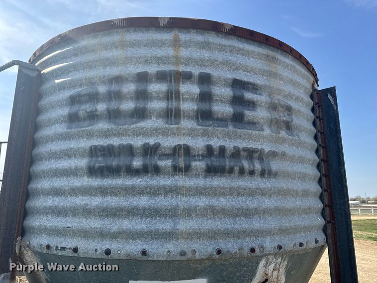 image for item EG6254 (2) Butler Bulk-o-Matic vertical feed silos