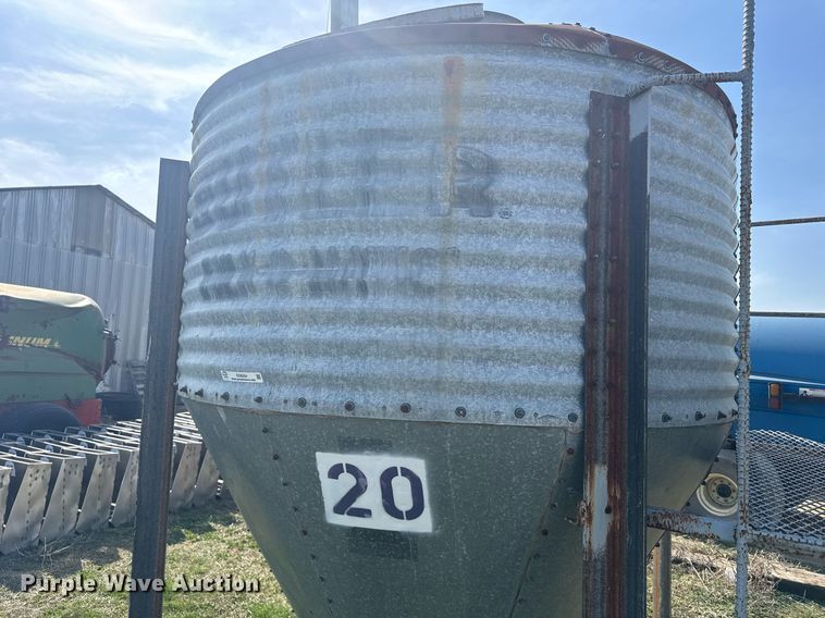 image for item EG6254 (2) Butler Bulk-o-Matic vertical feed silos