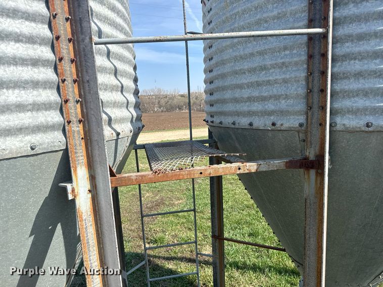 image for item EG6254 (2) Butler Bulk-o-Matic vertical feed silos