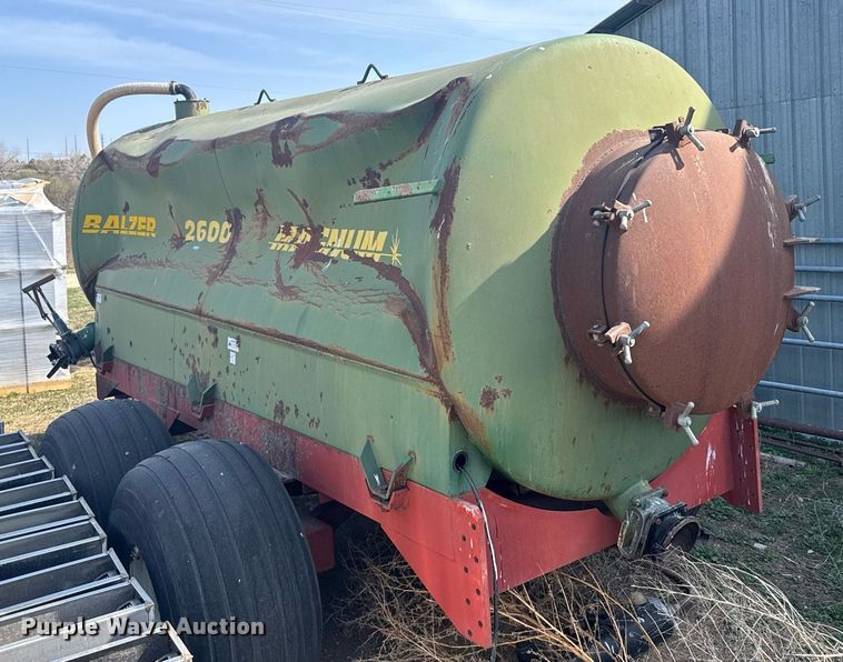 image for item EG6255 Balzer 2600 Magnum manure spreader