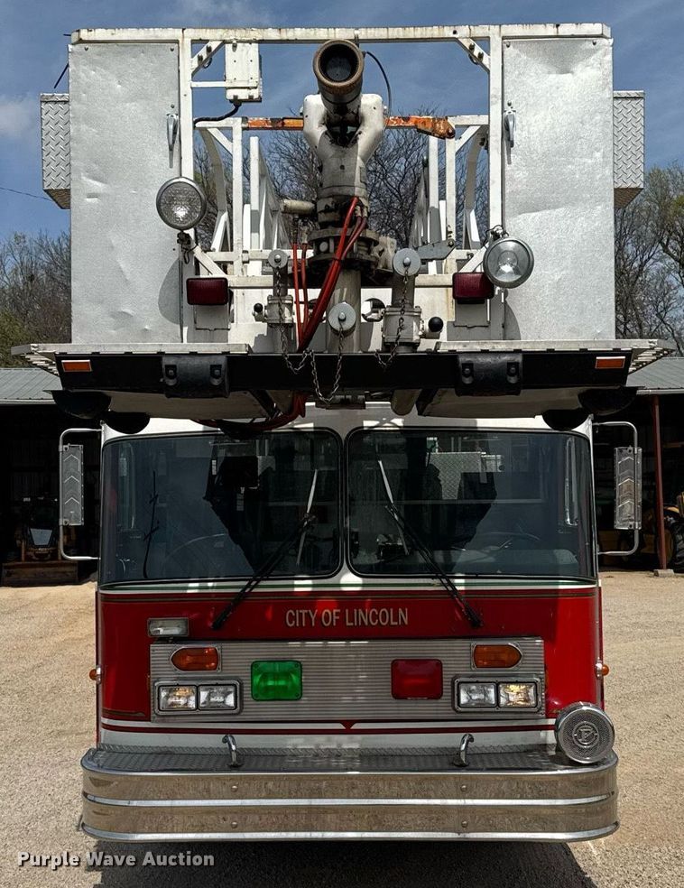 image for item EG6288 1985 Spartan RS20-3064 aerial platform fire truck