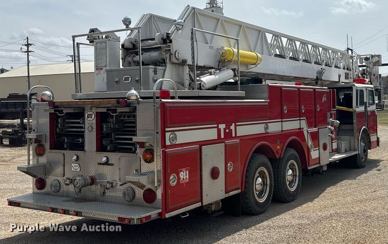 image for item EG6288 1985 Spartan RS20-3064 aerial platform fire truck