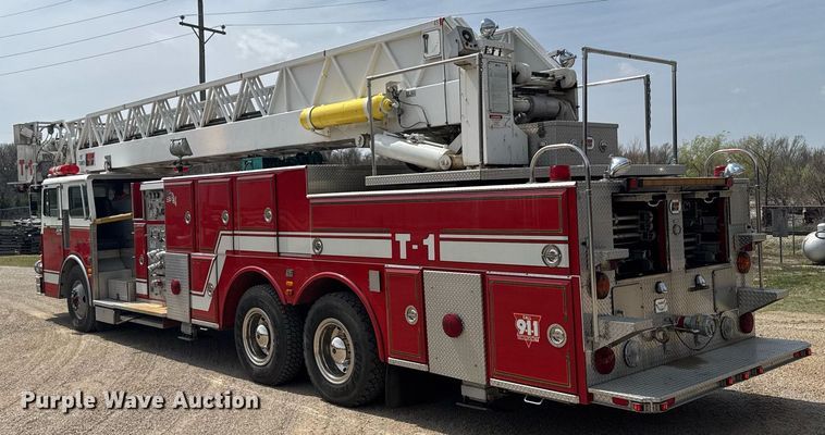image for item EG6288 1985 Spartan RS20-3064 aerial platform fire truck