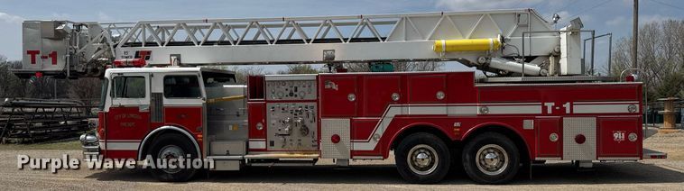 image for item EG6288 1985 Spartan RS20-3064 aerial platform fire truck