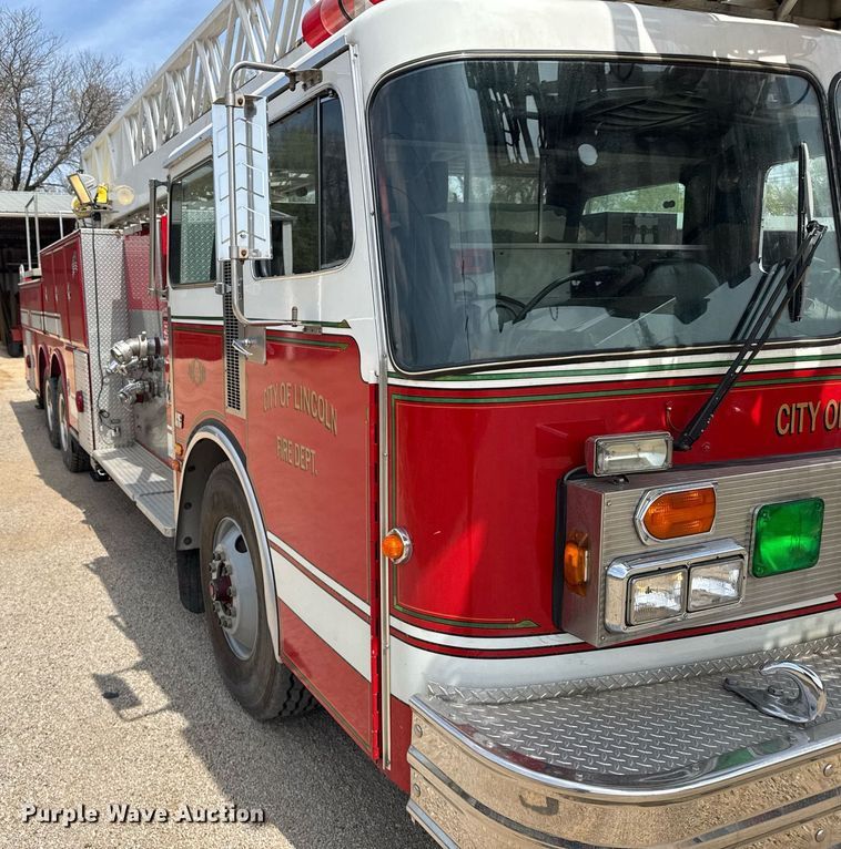 image for item EG6288 1985 Spartan RS20-3064 aerial platform fire truck