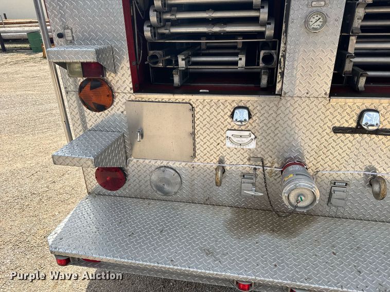 image for item EG6288 1985 Spartan RS20-3064 aerial platform fire truck