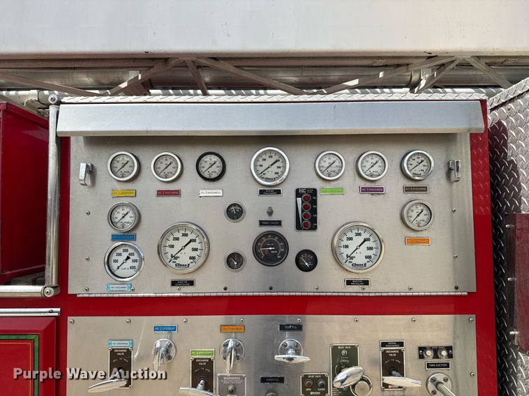 image for item EG6288 1985 Spartan RS20-3064 aerial platform fire truck