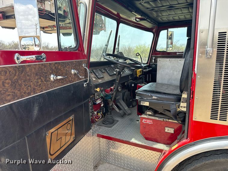 image for item EG6288 1985 Spartan RS20-3064 aerial platform fire truck