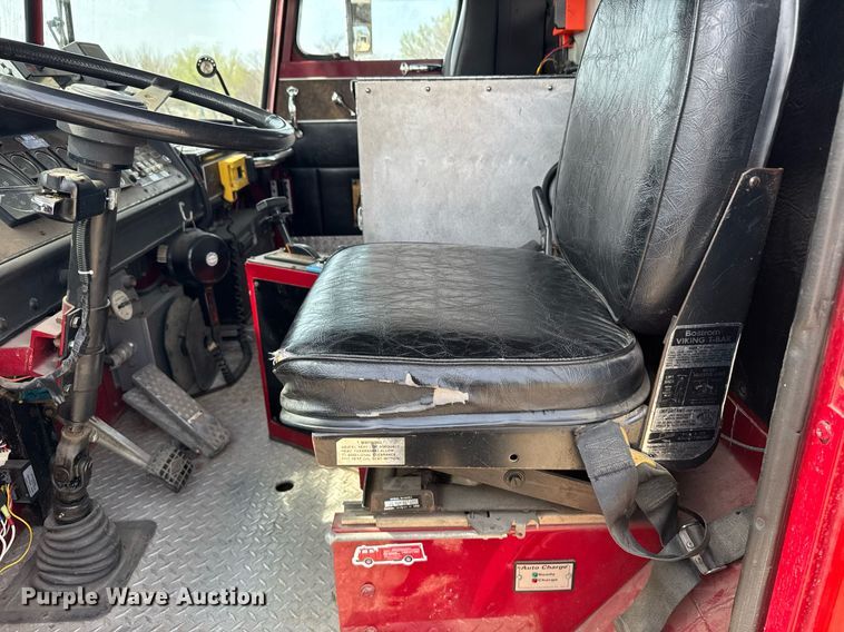 image for item EG6288 1985 Spartan RS20-3064 aerial platform fire truck