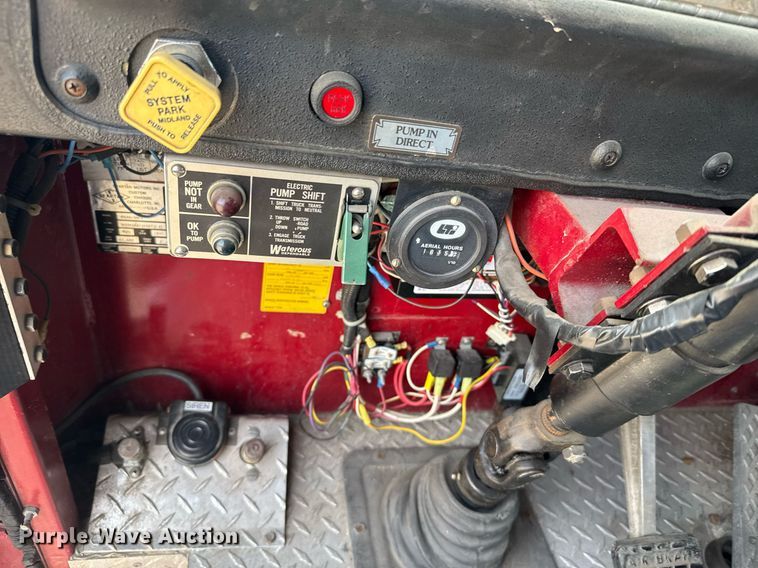 image for item EG6288 1985 Spartan RS20-3064 aerial platform fire truck