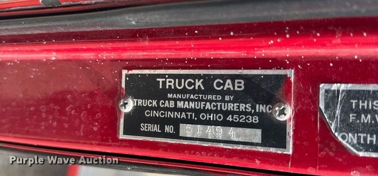 image for item EG6288 1985 Spartan RS20-3064 aerial platform fire truck