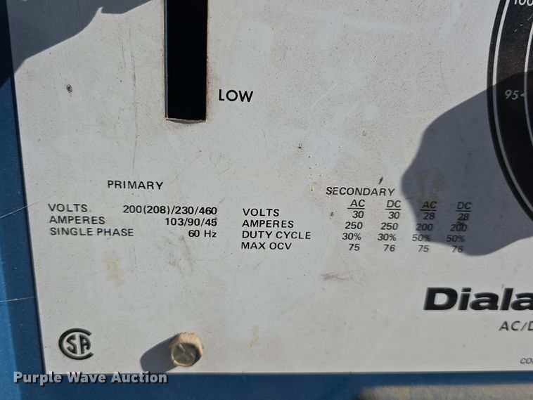 image for item EH8788 (3) Miller Dialarc 250 welders
