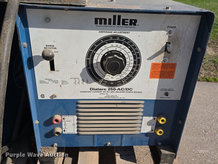 image for item EH8788 (3) Miller Dialarc 250 welders