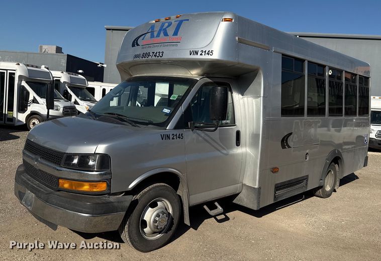 image for item EJ3618 2013 Chevrolet Express G4500 shuttle bus
