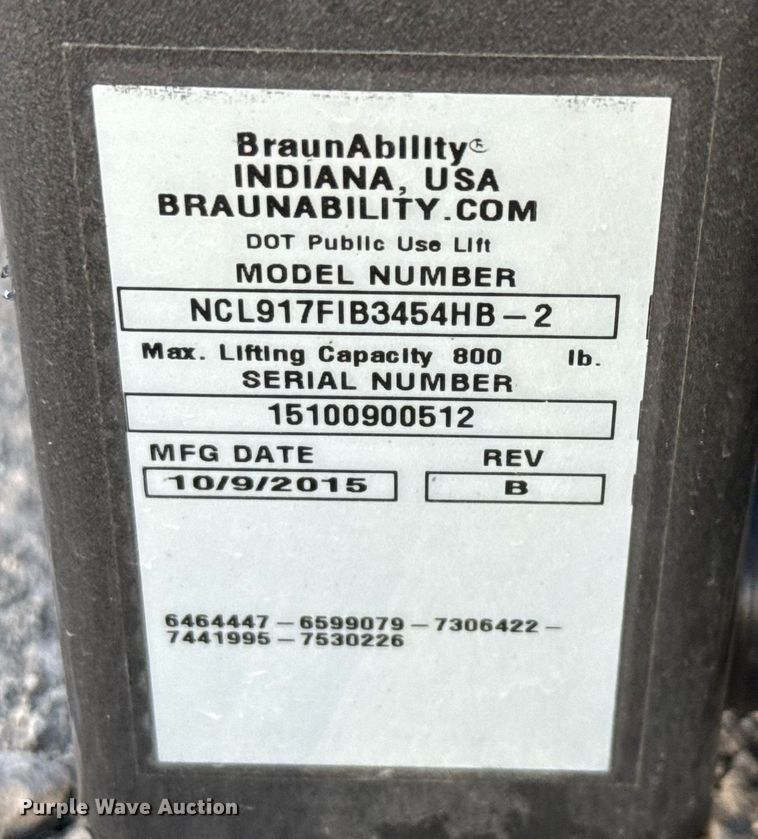 image for item EJ3618 2013 Chevrolet Express G4500 shuttle bus