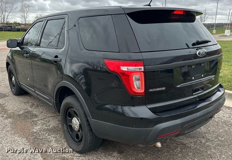 image for item EJ8538 2015 Ford Explorer Police Interceptor SUV