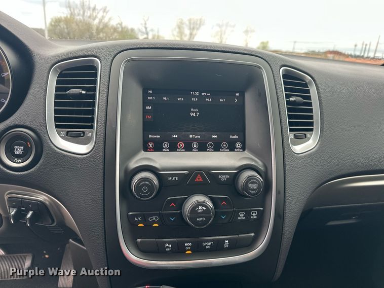 image for item EJ8542 2019 Dodge Durango SSV SUV