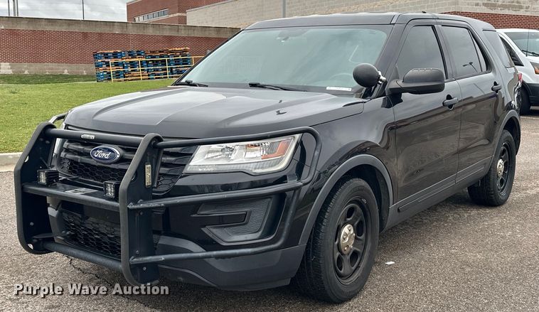 image for item EJ8545 2017 Ford Explorer Police Interceptor SUV