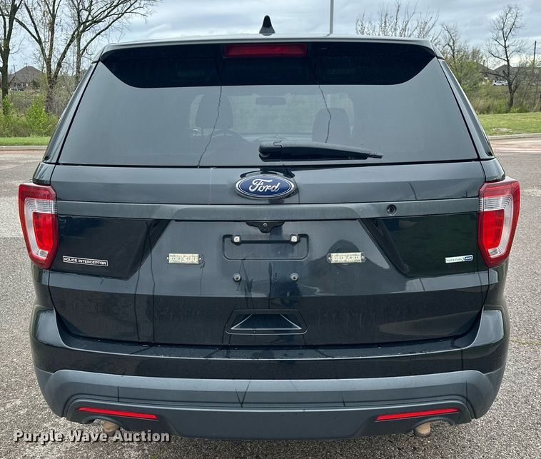 image for item EJ8545 2017 Ford Explorer Police Interceptor SUV