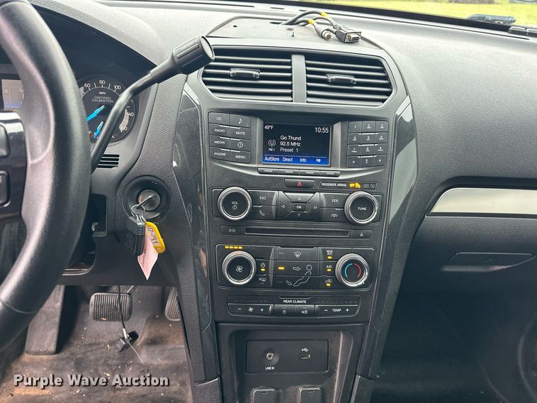 image for item EJ8545 2017 Ford Explorer Police Interceptor SUV