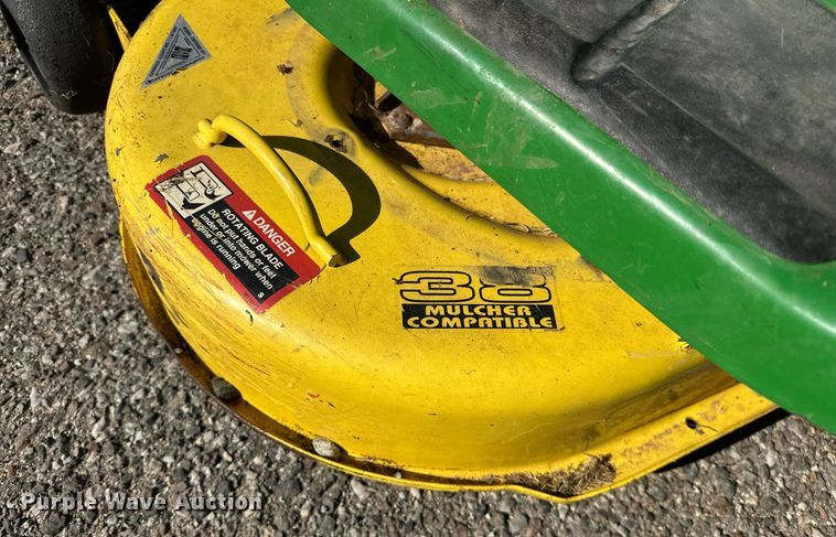 image for item EJ8577 2001 John Deere LT155 lawn mower