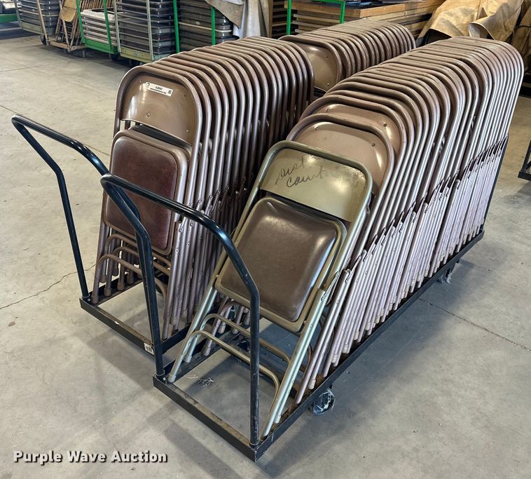 image for item EJ8583 (60) metal folding chairs