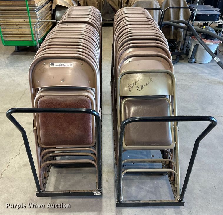 image for item EJ8583 (60) metal folding chairs