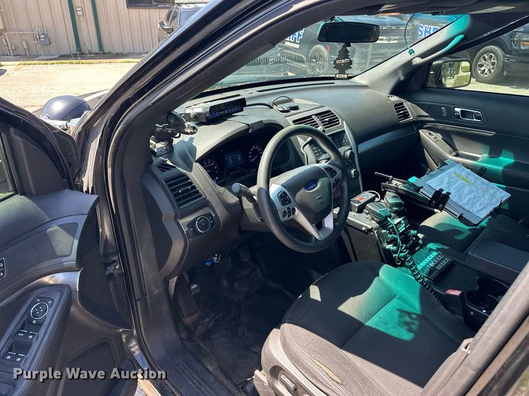 image for item EJ8590 2015 Ford Explorer Police interceptor SUV