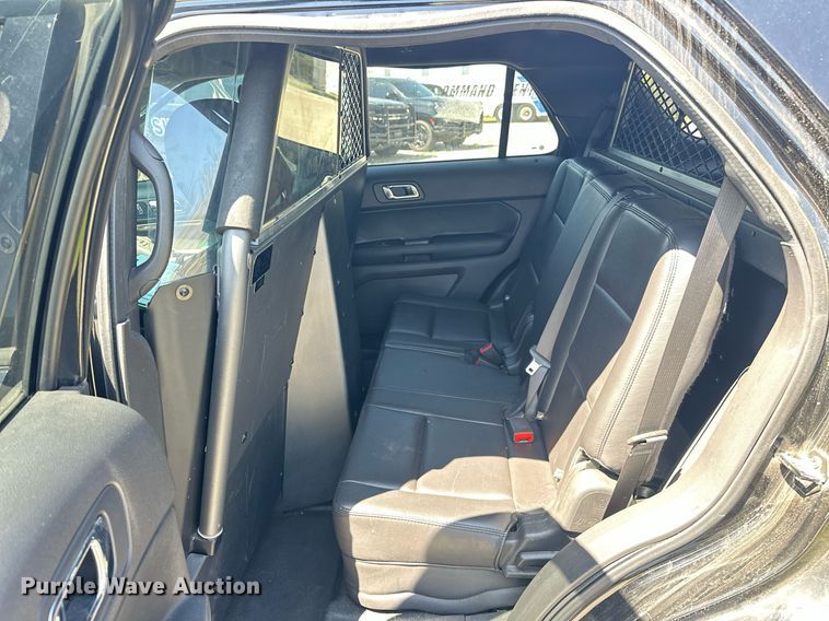 image for item EJ8590 2015 Ford Explorer Police interceptor SUV