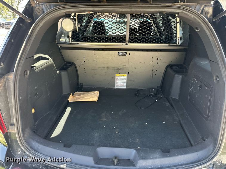 image for item EJ8590 2015 Ford Explorer Police interceptor SUV