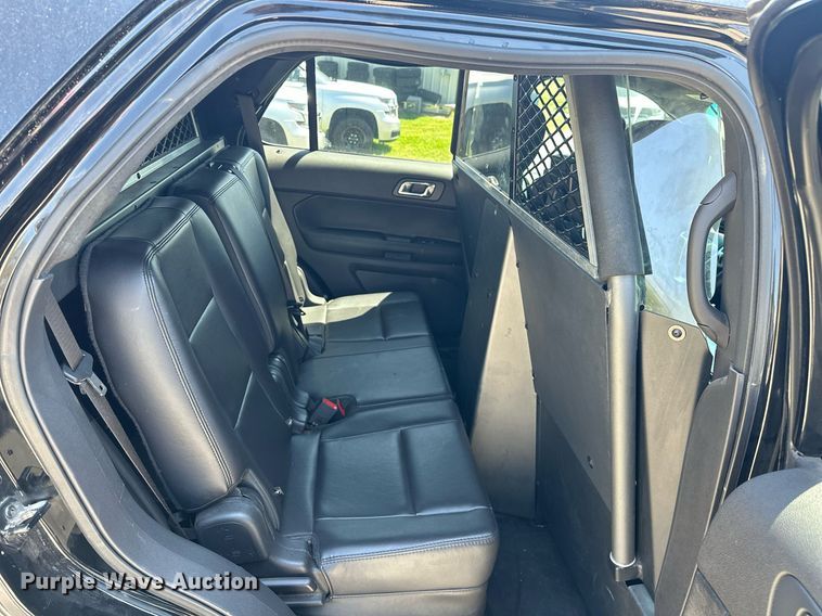 image for item EJ8590 2015 Ford Explorer Police interceptor SUV